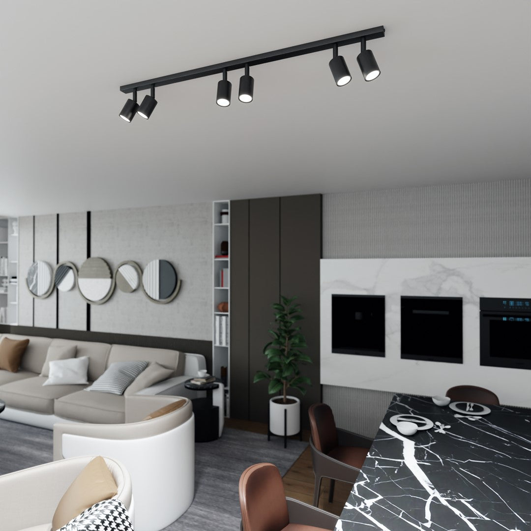 FLASH 6 Black – Minimalistische krachtpatser in strak zwart design