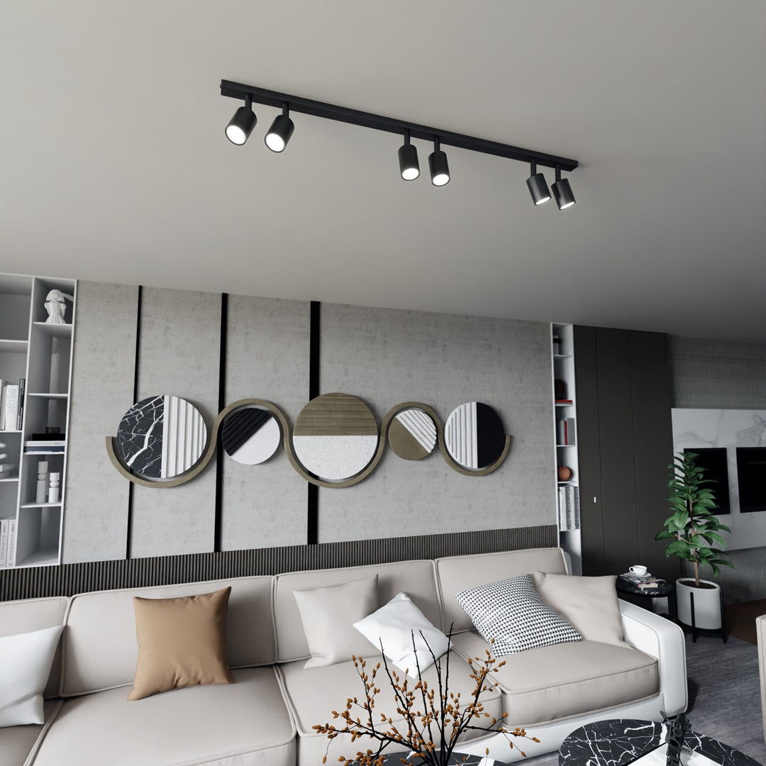 FLASH 6 Black – Minimalistische krachtpatser in strak zwart design