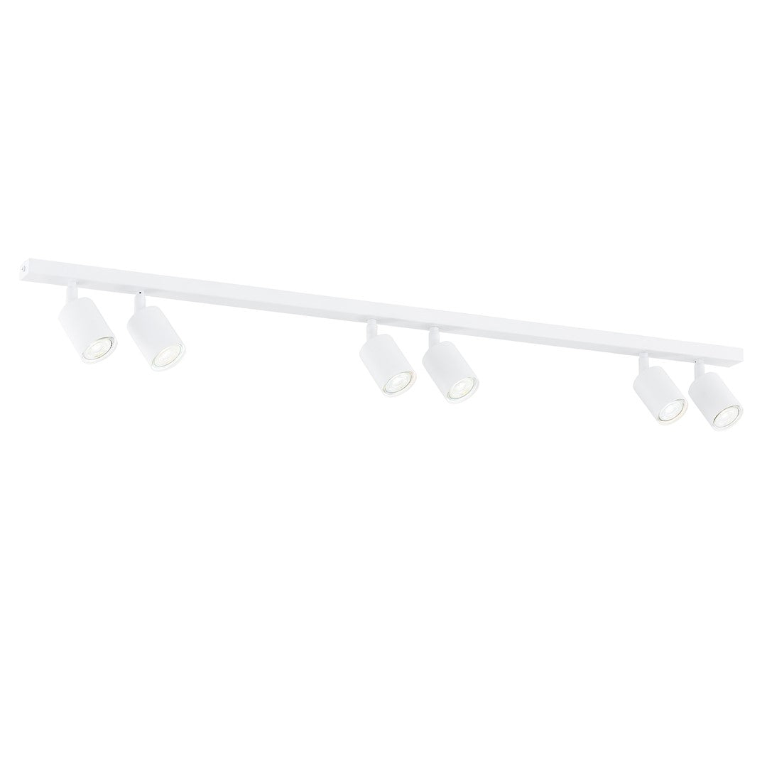 FLASH 6 White – Minimalistische plafondlamp met krachtige lichtverdeling