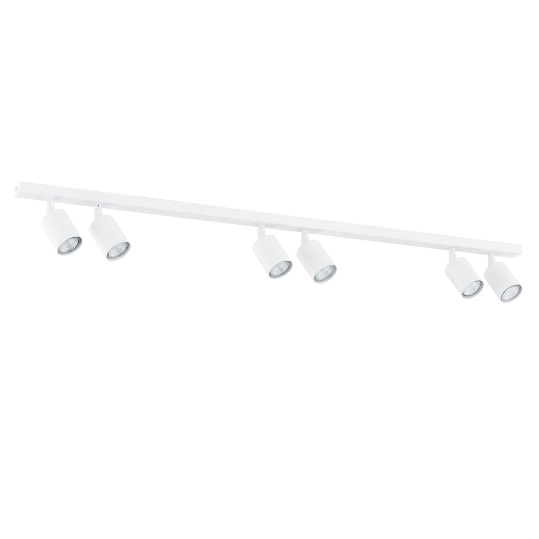 FLASH 6 White – Minimalistische plafondlamp met krachtige lichtverdeling