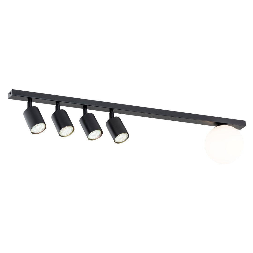BASTER 5 Black – Eigentijdse plafondlamp die stijl en functie verenigt