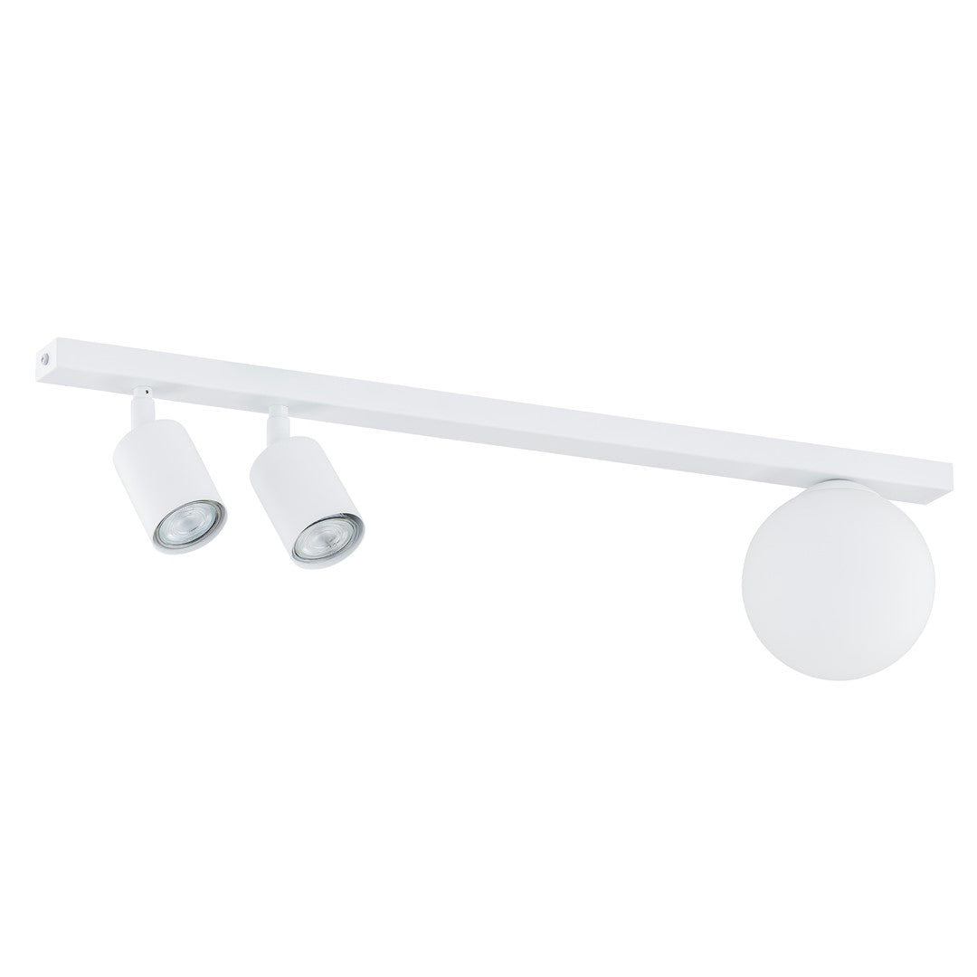 BASTER 3 White – Minimalistische plafondlamp met moderne lichtkracht