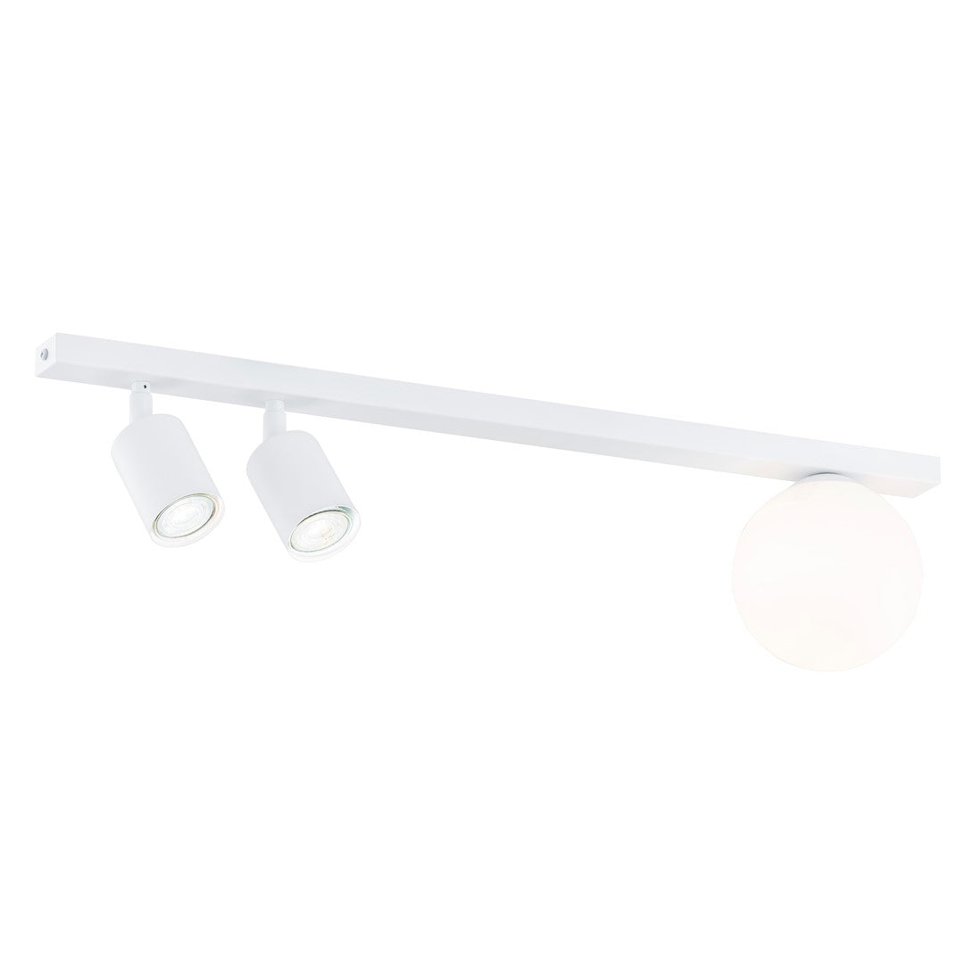 BASTER 3 White – Minimalistische plafondlamp met moderne lichtkracht