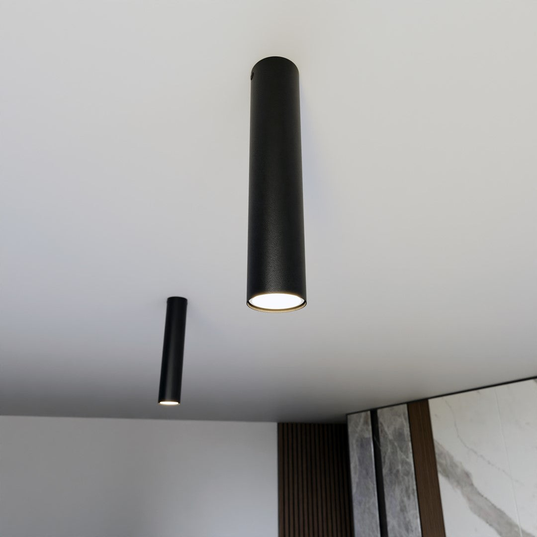TECNO 1M Black – Minimalistische spot met moderne uitstraling en krachtig effect