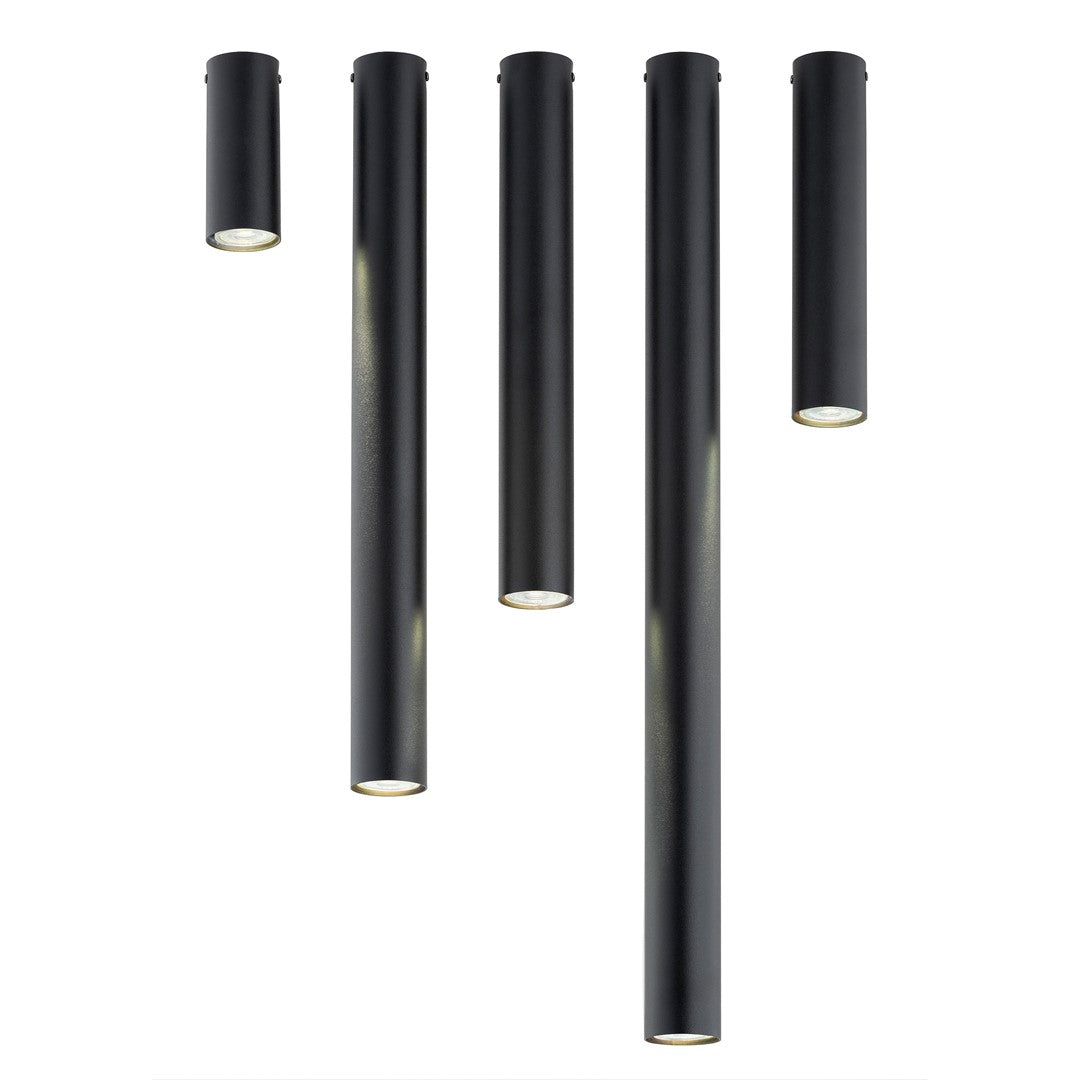 TECNO 1M Black – Minimalistische spot met moderne uitstraling en krachtig effect