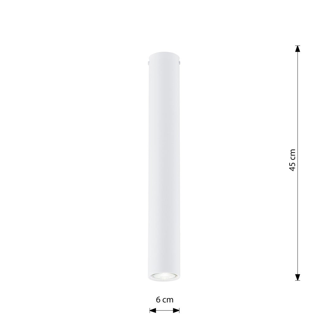TECNO 1L White – Minimalistische spot met elegante lichtprestatie