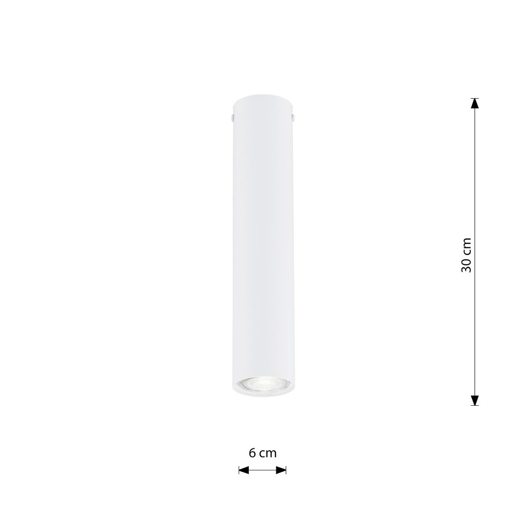 TECNO 1M White – Strakke minimalistische spot met maximale veelzijdigheid