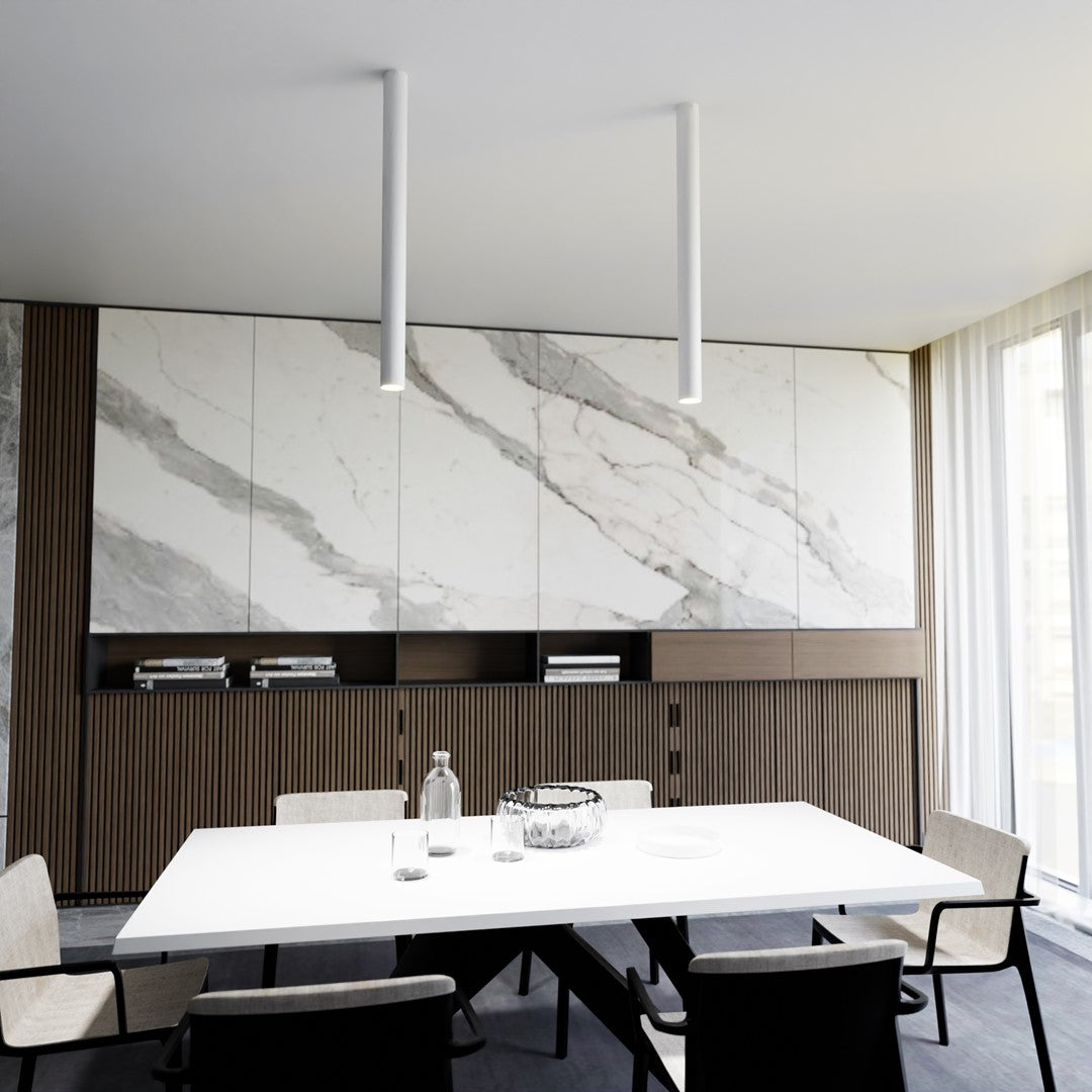 TECNO 1XXL White – Minimalistische XXL-spot voor krachtige, gerichte verlichting