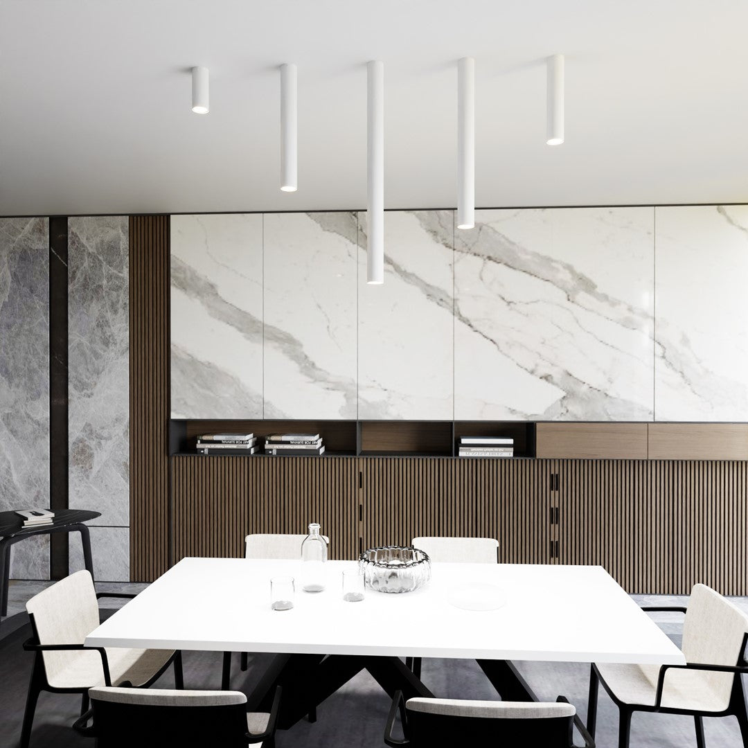 TECNO 1XXL White – Minimalistische XXL-spot voor krachtige, gerichte verlichting