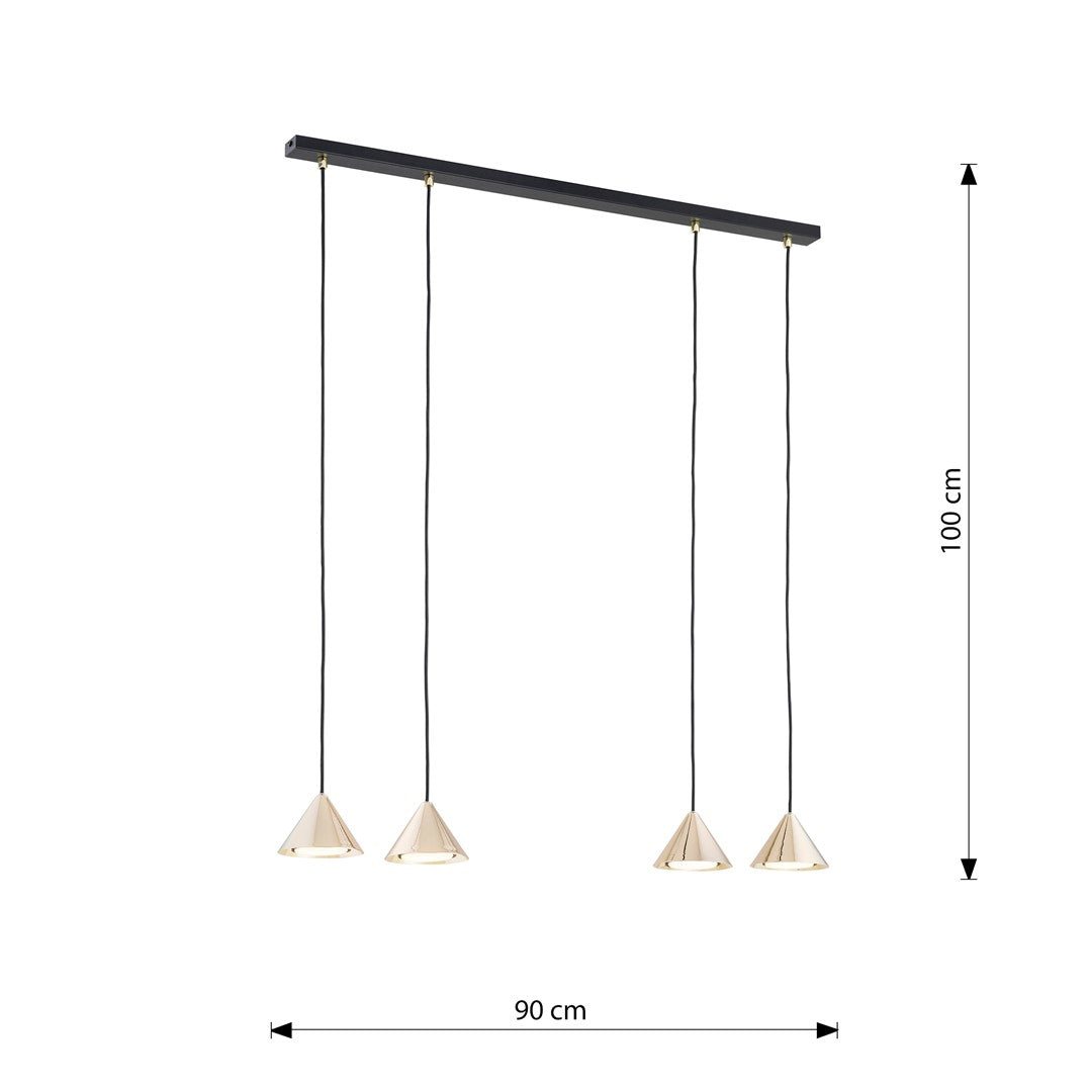 ELIT 4 Black Gold – Minimalistische luxe met warme, gouden accenten