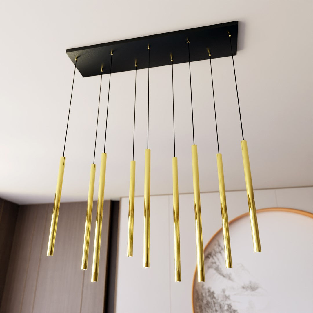 SELTER 9 GOLD Luxueuze Eyecatcher met Gouden Glamour – Breng Elegant Licht in je Interieur