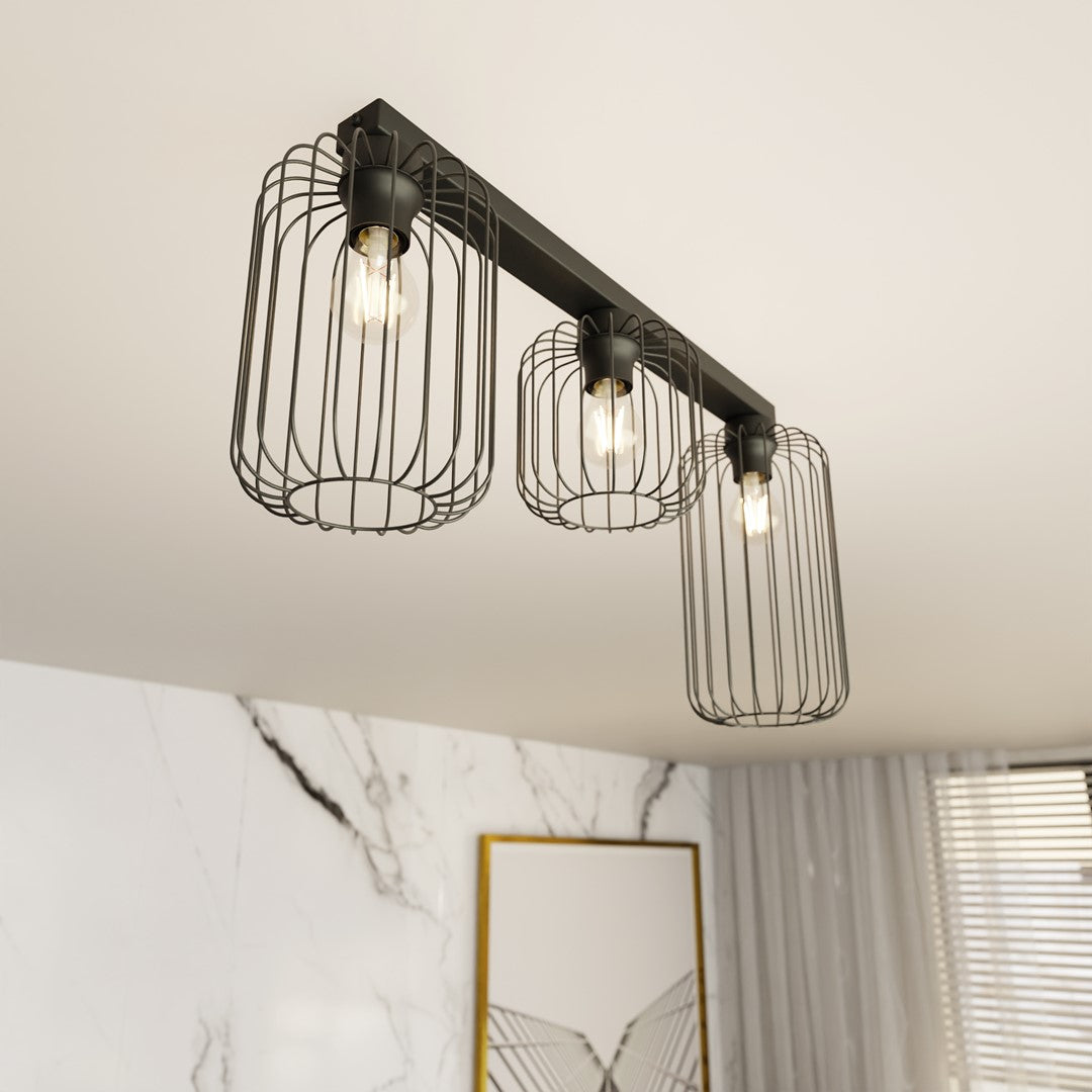 BARN 3 – Robuuste draadlamp in loft-stijl voor een industrieel interieur
