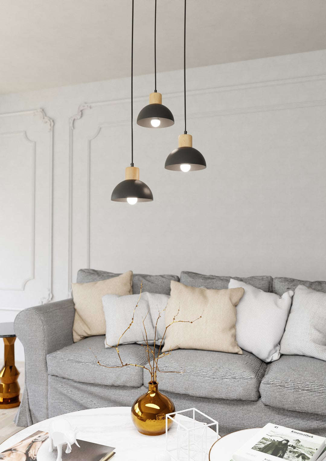 SECO 3 Premium Black – Scandinavisch design met warme houten accenten