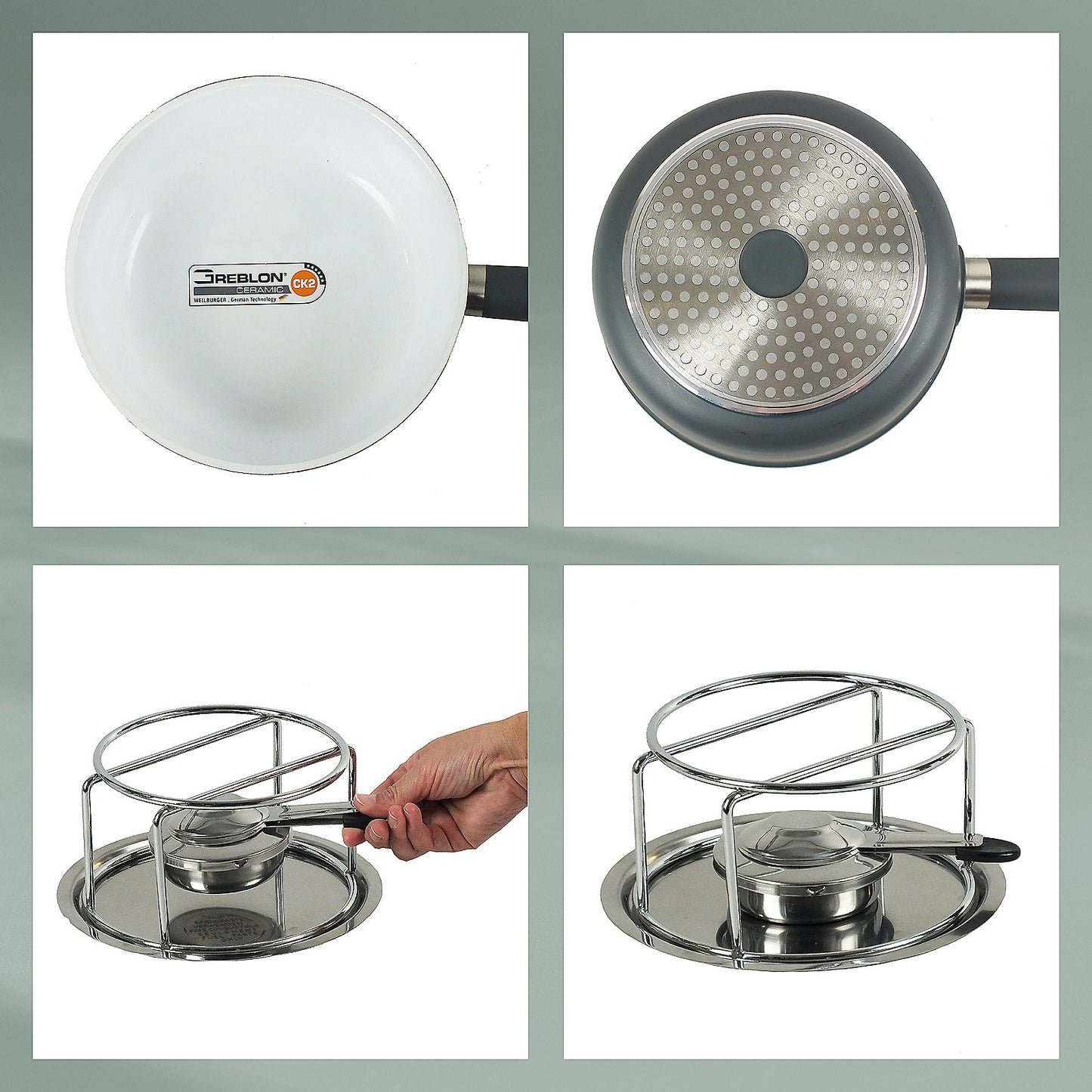 KELA Lancy Kaasfondueset – Premium fonduebeleving met krasvaste GREBLON-coating en stijlvol design