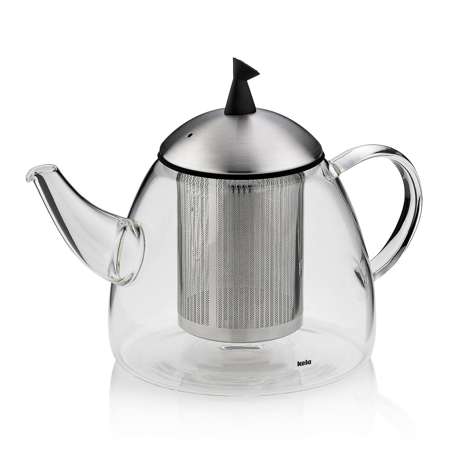 AURORA Theepot – RVS – 1,8 L – Met Uitneembare Zeef