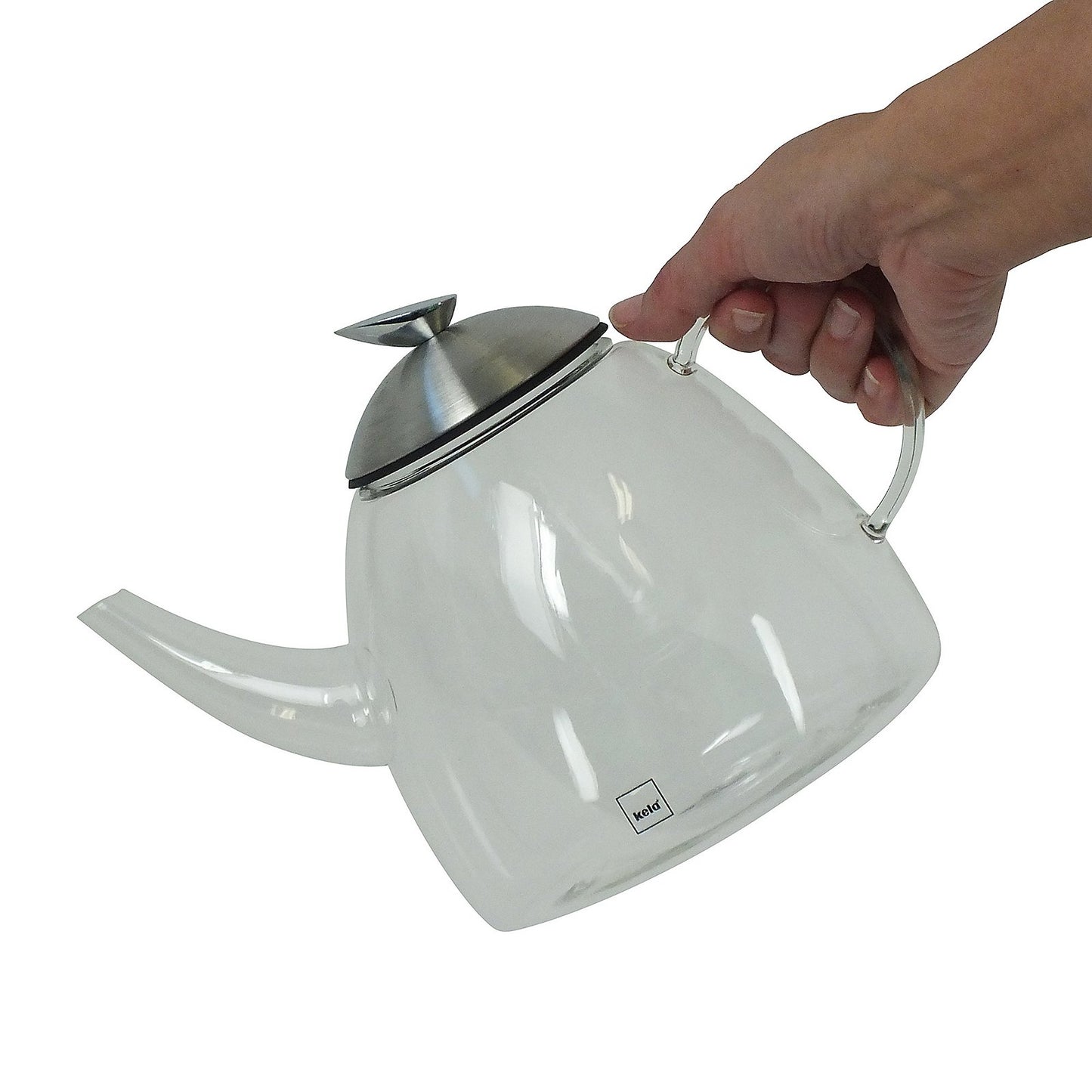 AURORA Theepot – RVS – 1,8 L – Met Uitneembare Zeef