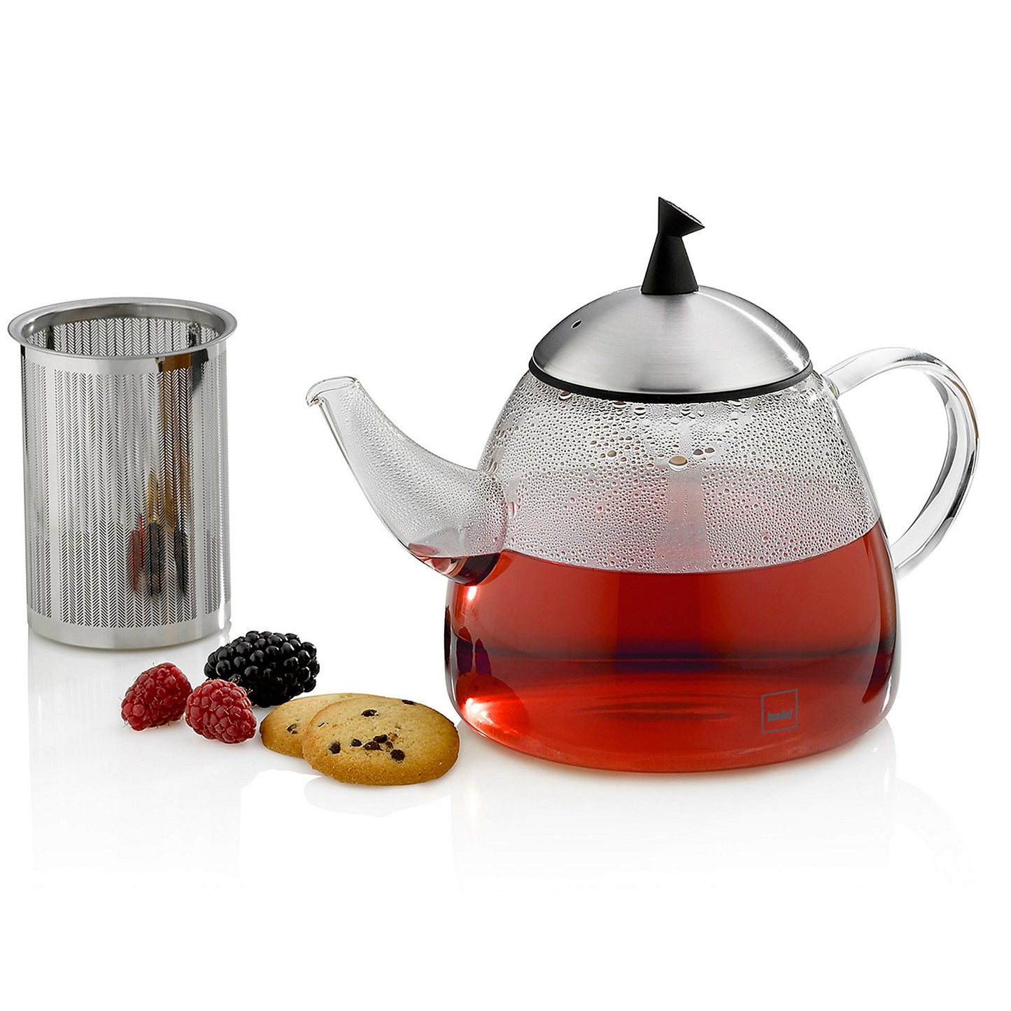 AURORA Theepot – RVS – 1,8 L – Met Uitneembare Zeef