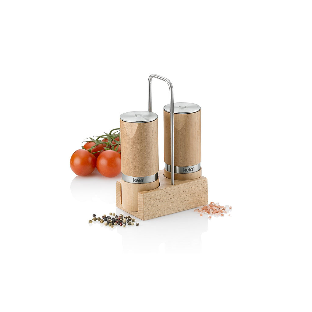 CRUET Kauri Zout- of Pepermolen – Elegant Beukenhout met Keramisch Mechanisme