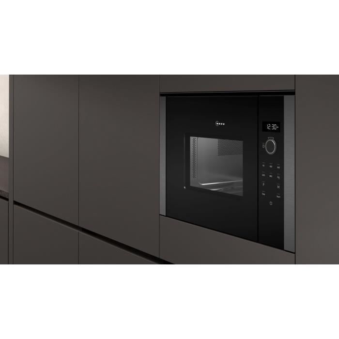 NEFF N50 HLAWD23N1F Inbouwmagnetron – Stijlvol Roestvrij Staal met Perfecte Precisie