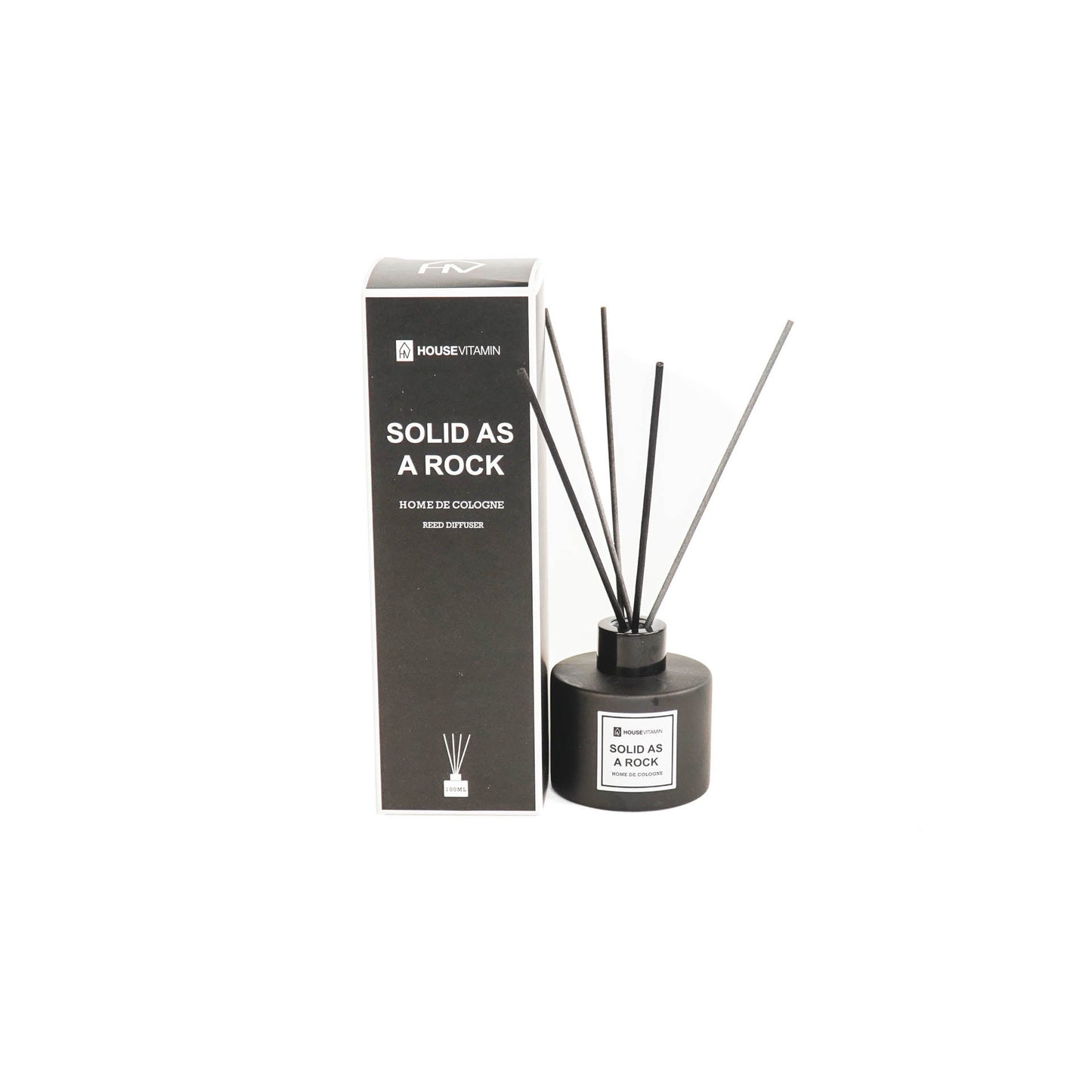 HV HOME de Cologne Reed Diffuser – Solid As A Rock: Compact, stijlvol en vol karakter