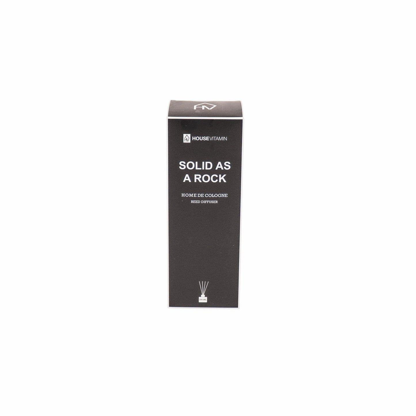 HV HOME de Cologne Reed Diffuser – Solid As A Rock: Trendy geurverspreider met warme bergamot voor balans en stijl
