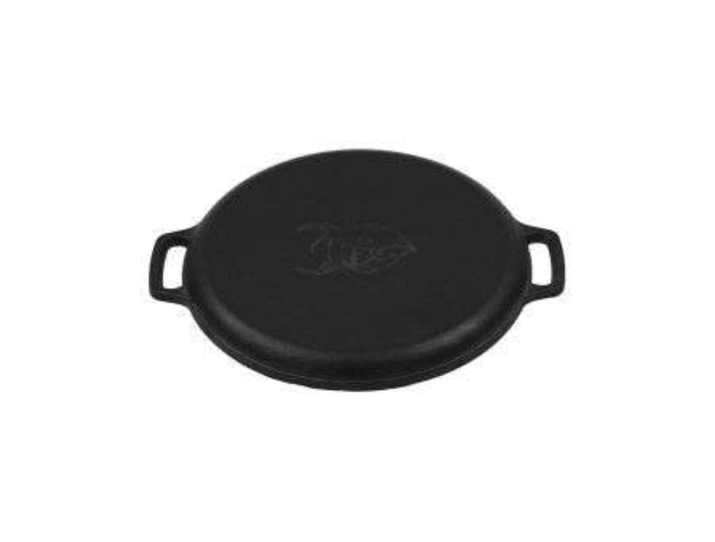 Valhal Outdoor Platte Skillet – Gietijzeren Plancha voor Binnen & Buiten