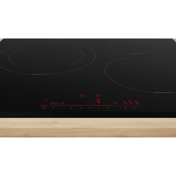 BOSCH PIJ631HB1E Inductiekookplaat – 3 Zones met Kracht en Precisie in Strak Zwart Design (59 cm)