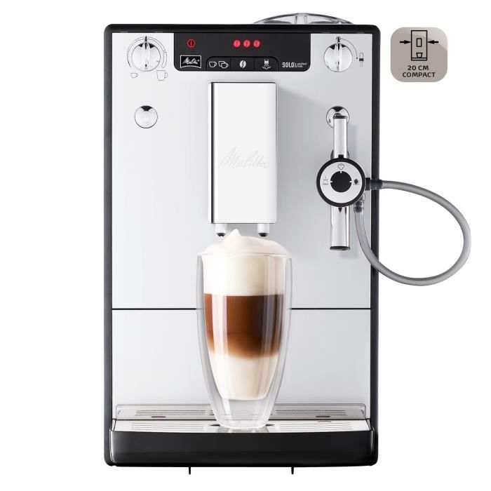 MELITTA Solo & Perfect Milk E957-203 – Compacte Koffiebeleving met Melkspecialiteiten
