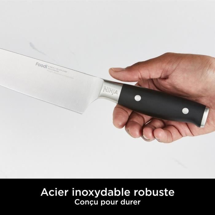 NINJA Foodi StaySharp K32006EU – 6-Delige Messenset met Geïntegreerde Slijper