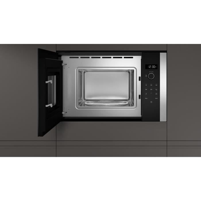 NEFF N50 HLAWD23N1F Inbouwmagnetron – Stijlvol Roestvrij Staal met Perfecte Precisie