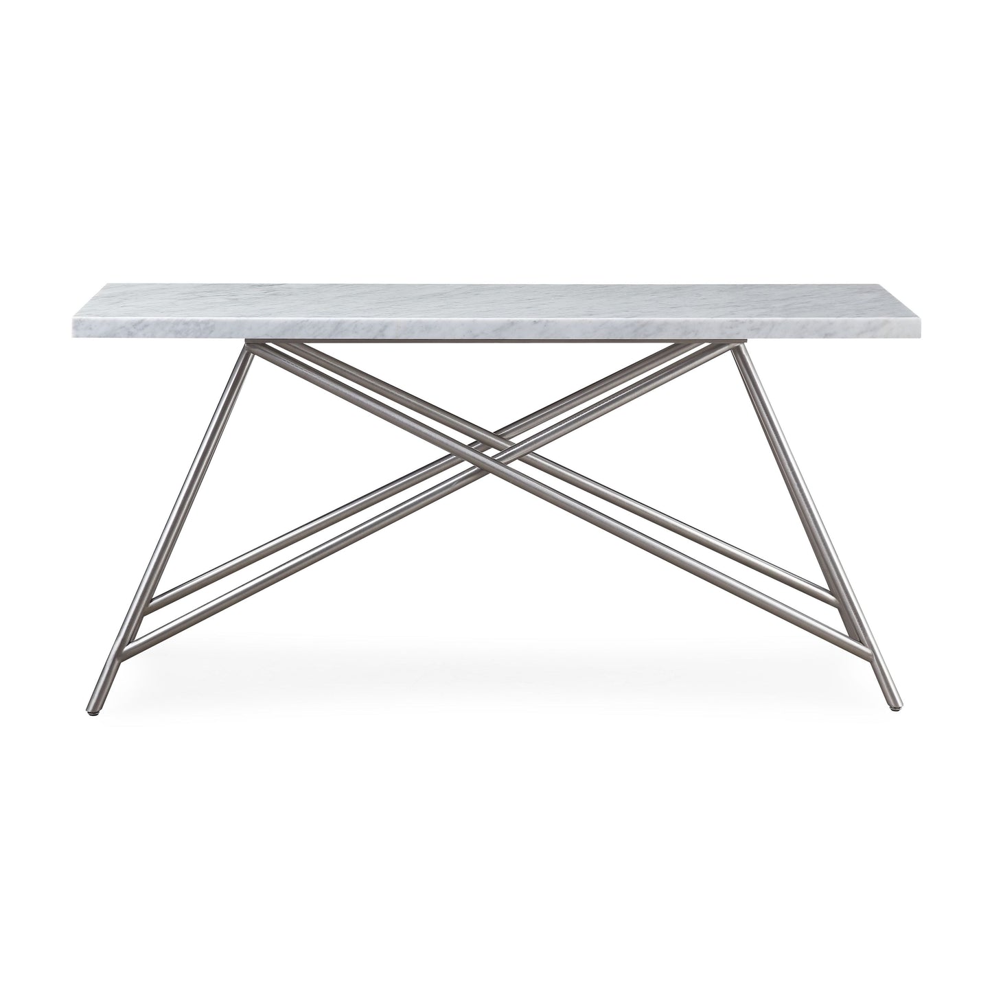 CORAL CONSOLE TABLE IN MARBLE Tijdloze Luxe met Carrara Marmer – Stijlvolle Eyecatcher voor Elke Ruimte