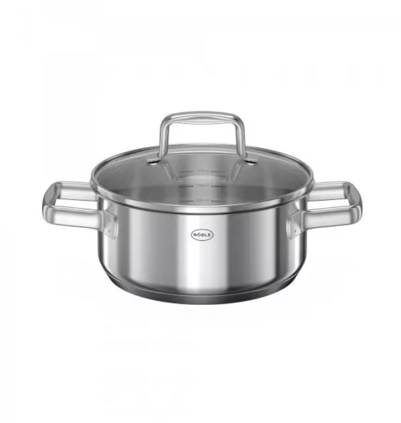 RÖSLE Moments 8-delige pannenset inclusief stomer – Design, kwaliteit en functionaliteit in één complete set