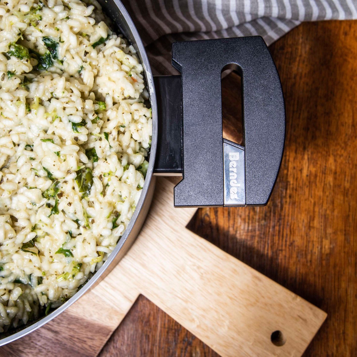BERNDES B.Green Sauteerpan 28 cm – Duurzaam, stijlvol en gezond koken in 100% gerecycled aluminium