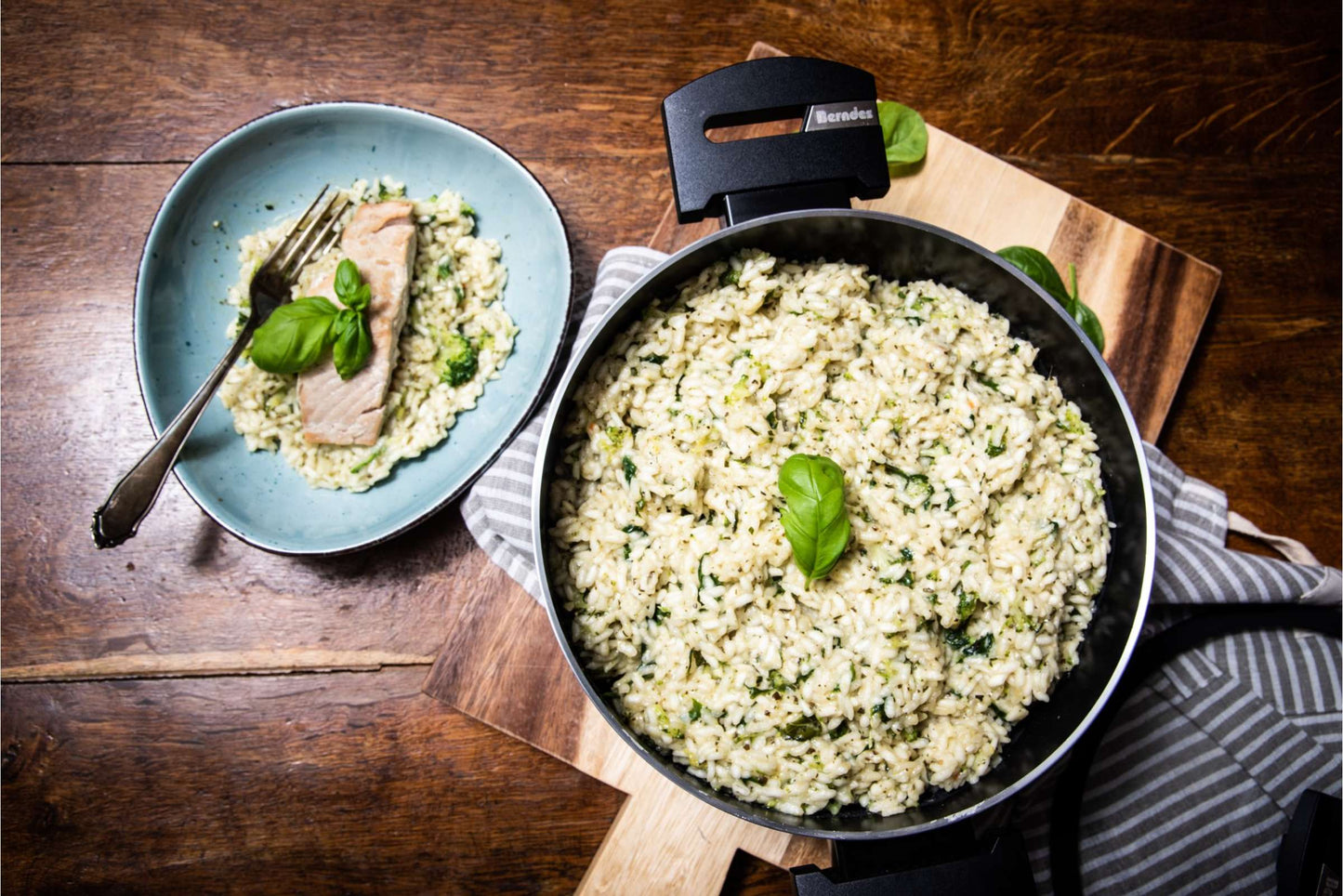 BERNDES B.Green Sauteerpan 28 cm – Duurzaam, stijlvol en gezond koken in 100% gerecycled aluminium
