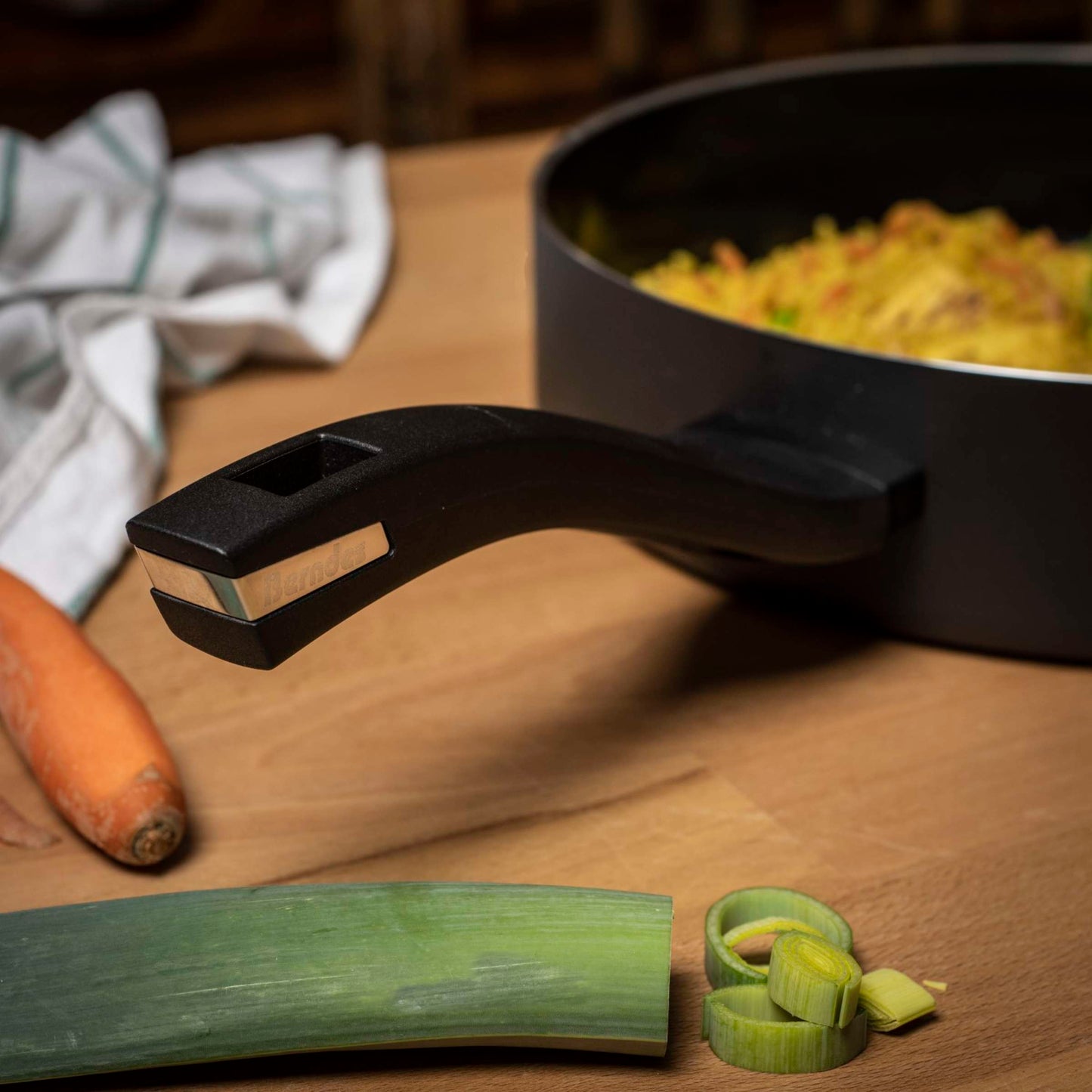 BERNDES B.Green Sauteerpan 28 cm – Duurzaam, stijlvol en gezond koken in 100% gerecycled aluminium
