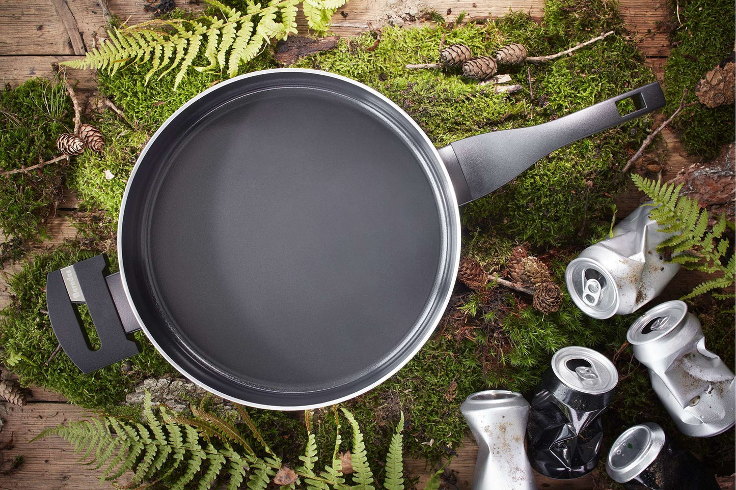 BERNDES B.Green Sauteerpan 28 cm – Duurzaam, stijlvol en gezond koken in 100% gerecycled aluminium
