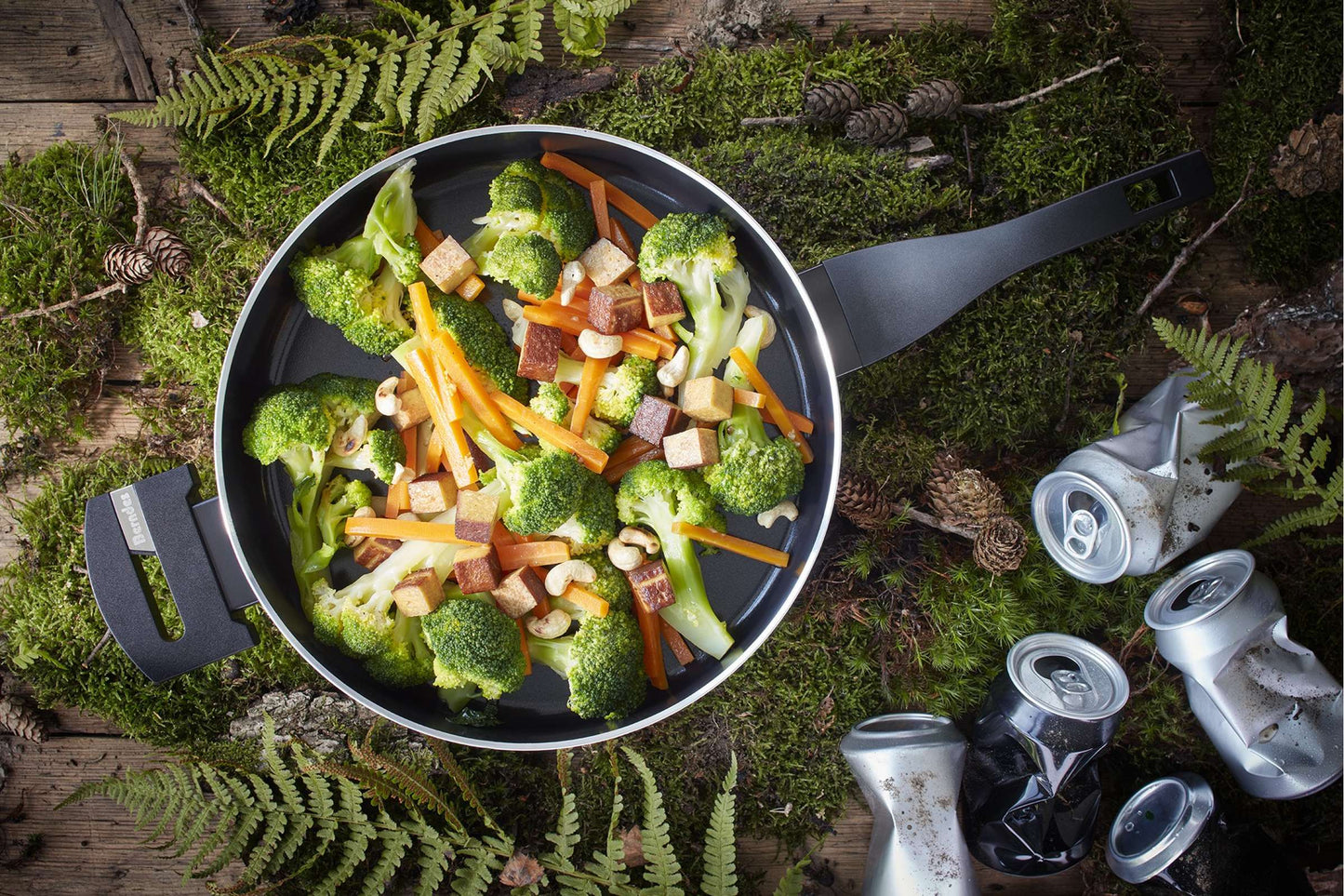 BERNDES B.Green Sauteerpan 28 cm – Duurzaam, stijlvol en gezond koken in 100% gerecycled aluminium