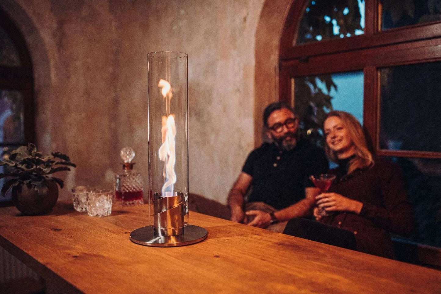 Höfats SPIN 120 Tafelvuur – Vuur, sfeer en design in één uniek object