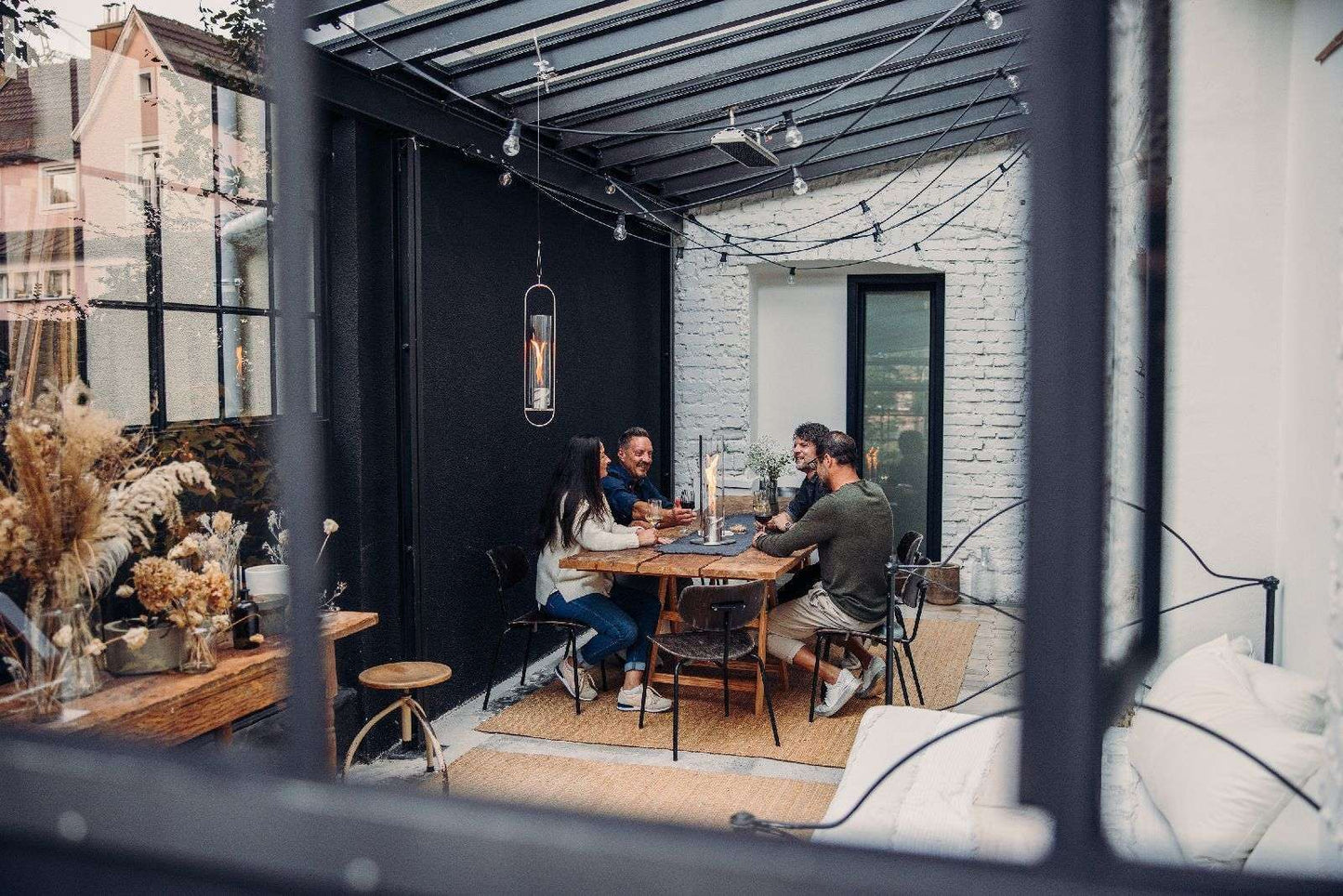 Höfats SPIN 90 Hangsysteem – Zilver – Laat je vlam zweven met stijl en stabiliteit