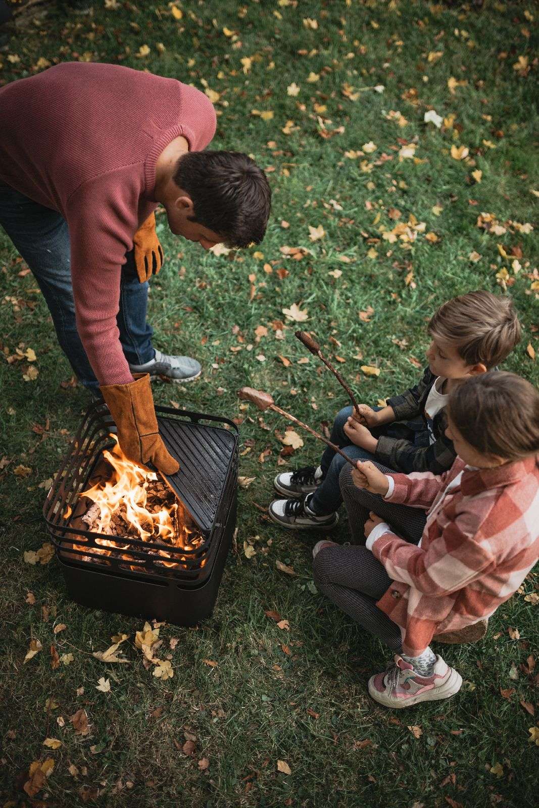 Höfats CUBE Plancha – Maak van je vuurkorf een veelzijdige grill