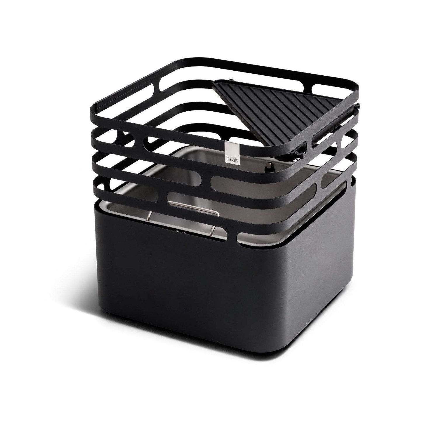 Höfats CUBE Plancha – Maak van je vuurkorf een veelzijdige grill