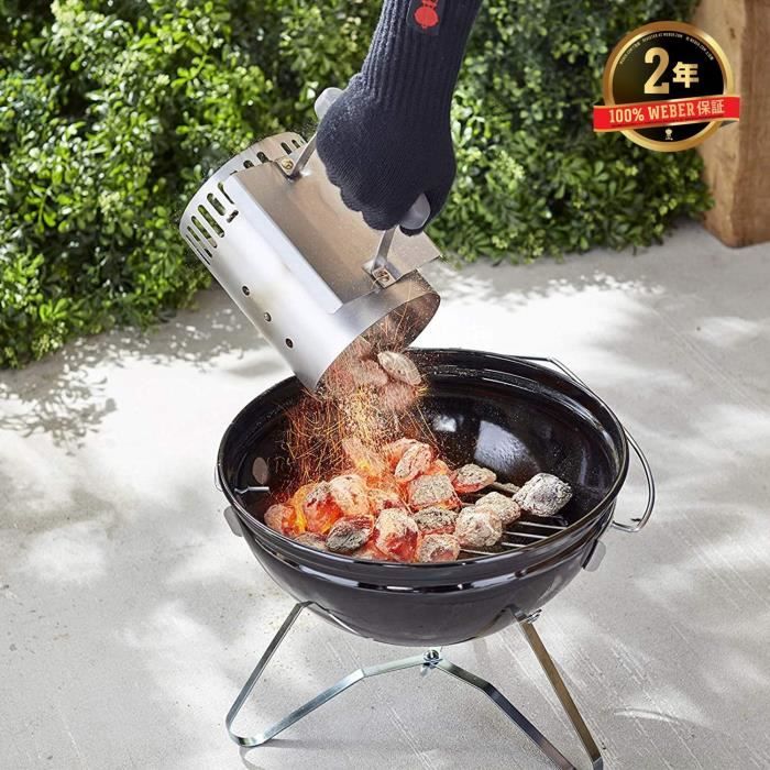 WEBER Rapidfire Ignition Fireplace – Snel en Veilig Aanmaken voor Smokey Joe & Go-Anywhere