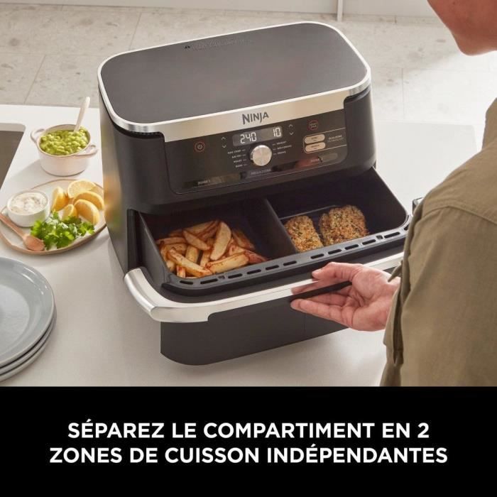 NINJA AF500EU Foodi Flex Olievrije Friteuse – XXL Inhoud en Ultieme Flexibiliteit