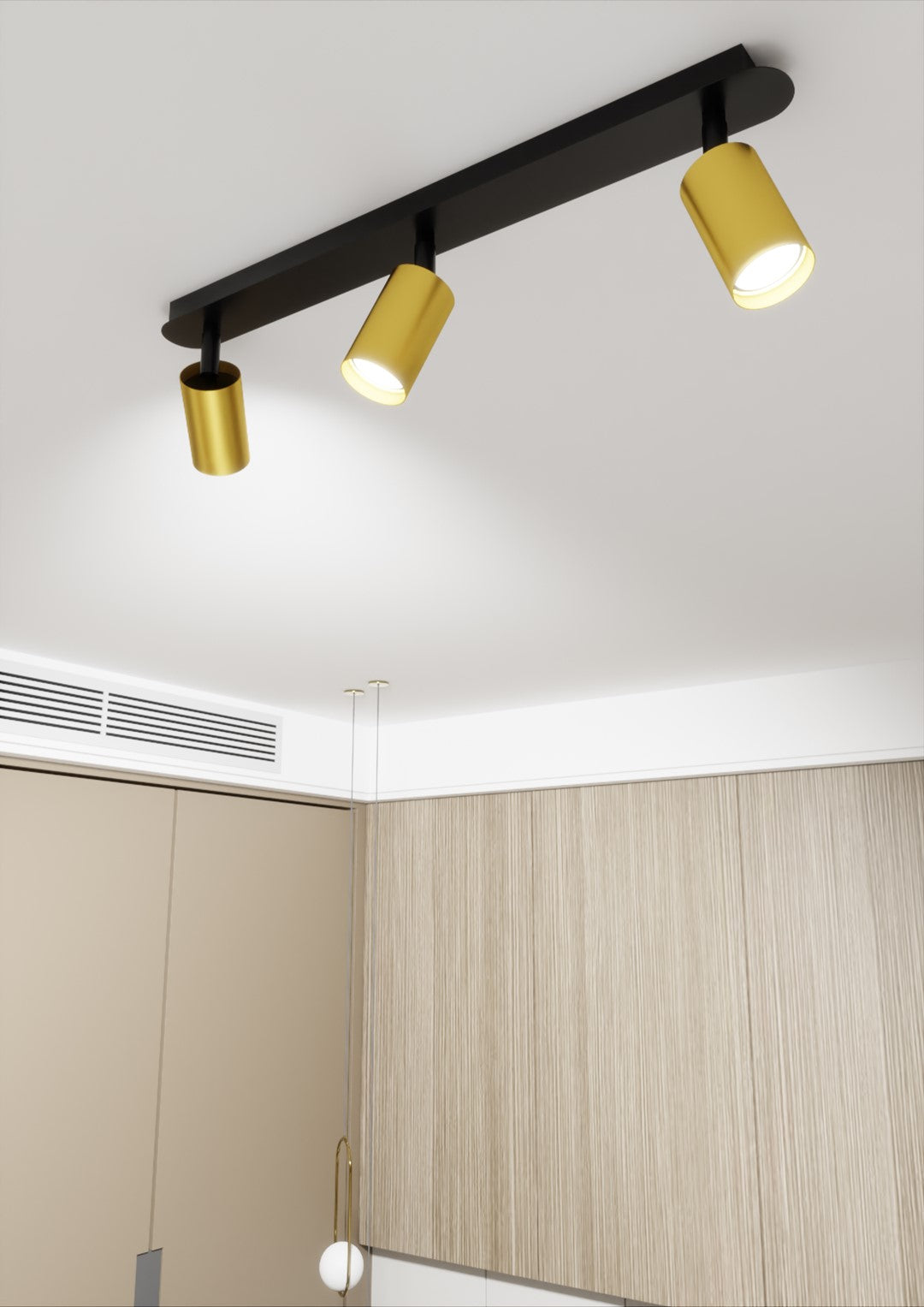 ZEN 3 BLACK – Strakke 3-lichts spotlight in zwart voor stijlvolle en functionele accenten