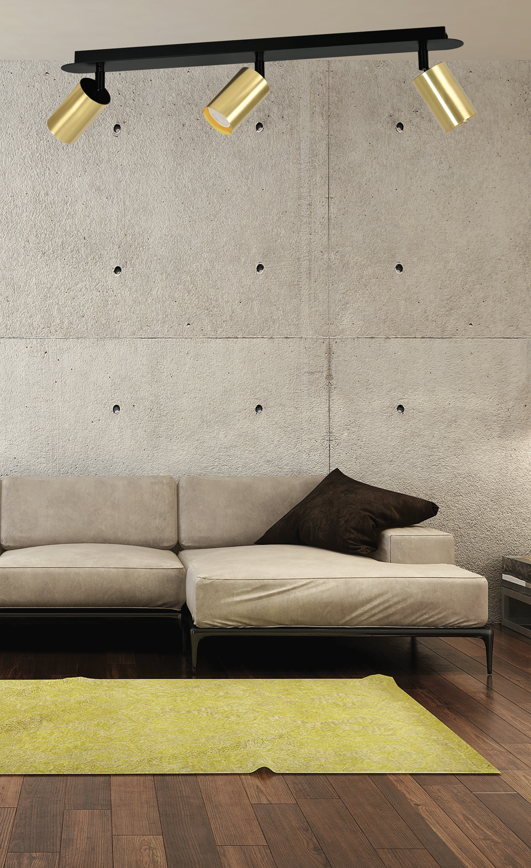 ZEN 3 BLACK – Strakke 3-lichts spotlight in zwart voor stijlvolle en functionele accenten