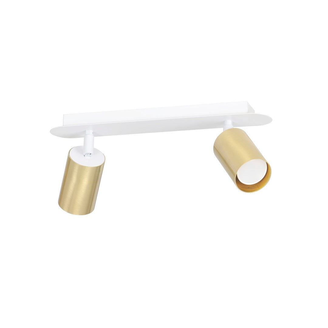 ZEN 2 WHITE – Minimalistische 2-lichts spotlight in helder wit voor gerichte sfeerverlichting