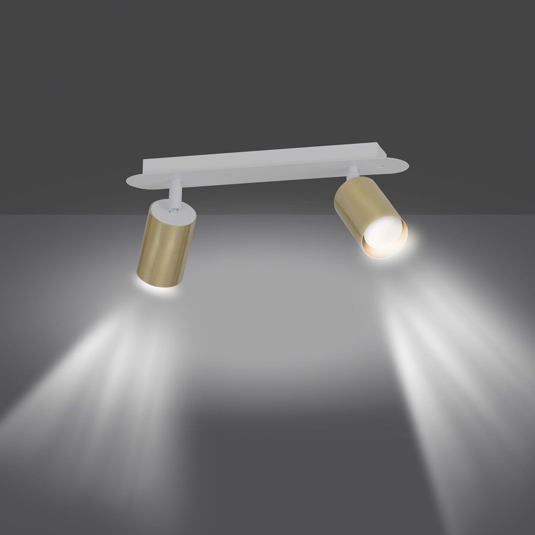 ZEN 2 WHITE – Minimalistische 2-lichts spotlight in helder wit voor gerichte sfeerverlichting