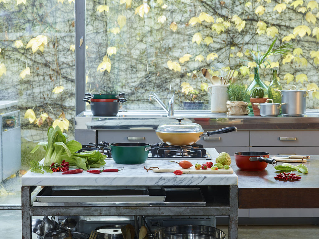 SAMBONET Vintage Koekenpan – Tijdloos Italiaans Design met Moderne Prestaties
