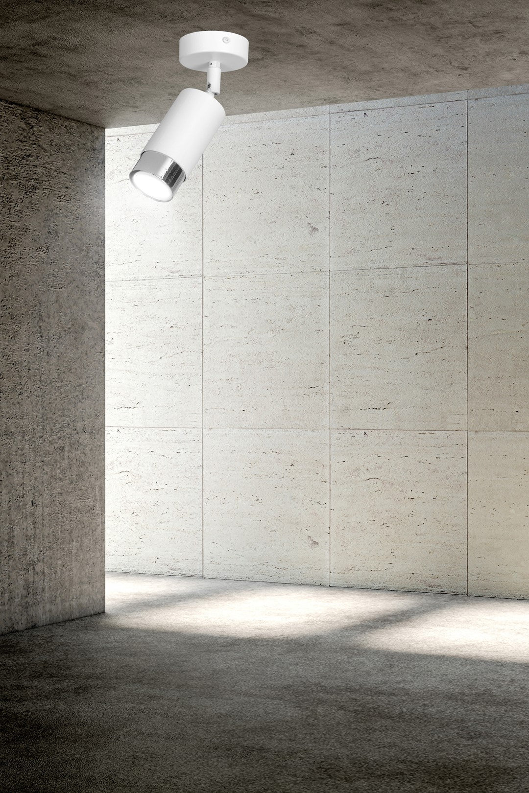 HIRO 1 WH CHROME – Strakke spotlight met stijlvol chroomaccent