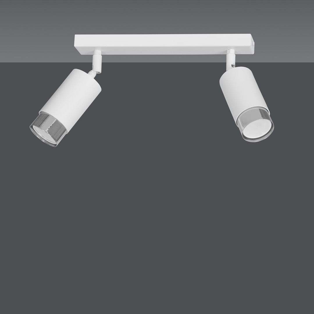 HIRO 2 WH CHROME – Richtbare spotverlichting in tijdloos wit en chroom